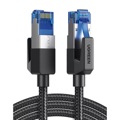 Cable Ethernet Cat8 CLASSⅠF/FTP Redondo con Malla de Nylon 1 Metro