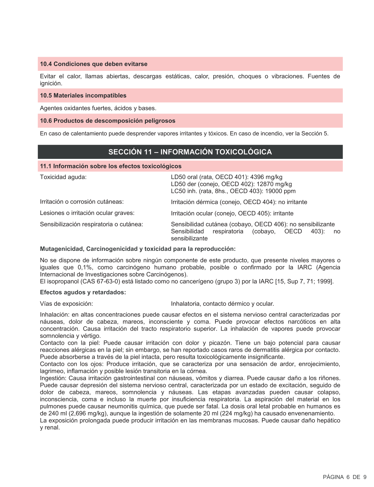 Alcohol Isopropilico 1Lt