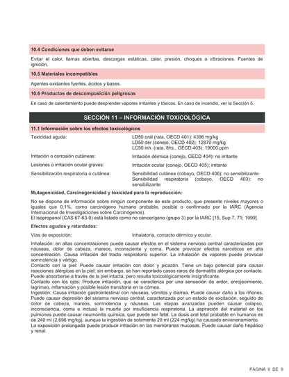 Alcohol Isopropilico 1Lt