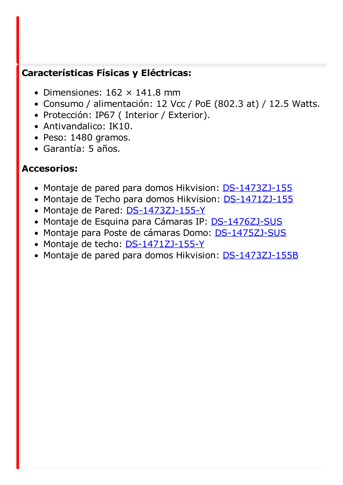 Domo IP 4 Megapixel / Lente Mot. 2.8 - 12 mm / 30 mts IR EXIR / IK10 / IP67 / Reconocimiento Facial / WDR 140 dB / DeepinView / Búsqueda por Atributos / Heat Map / ACUSENSE / Micro SD