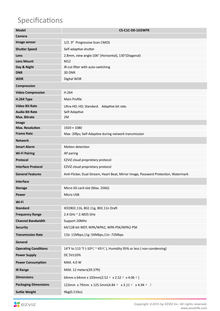 Mini Cámara EZVIZ IP PT 2 MP WiFi Uso Residencial Visión 106° Seguimiento Inteligente Audio Dos Vías Micro SD Uso Interior CS-C1C