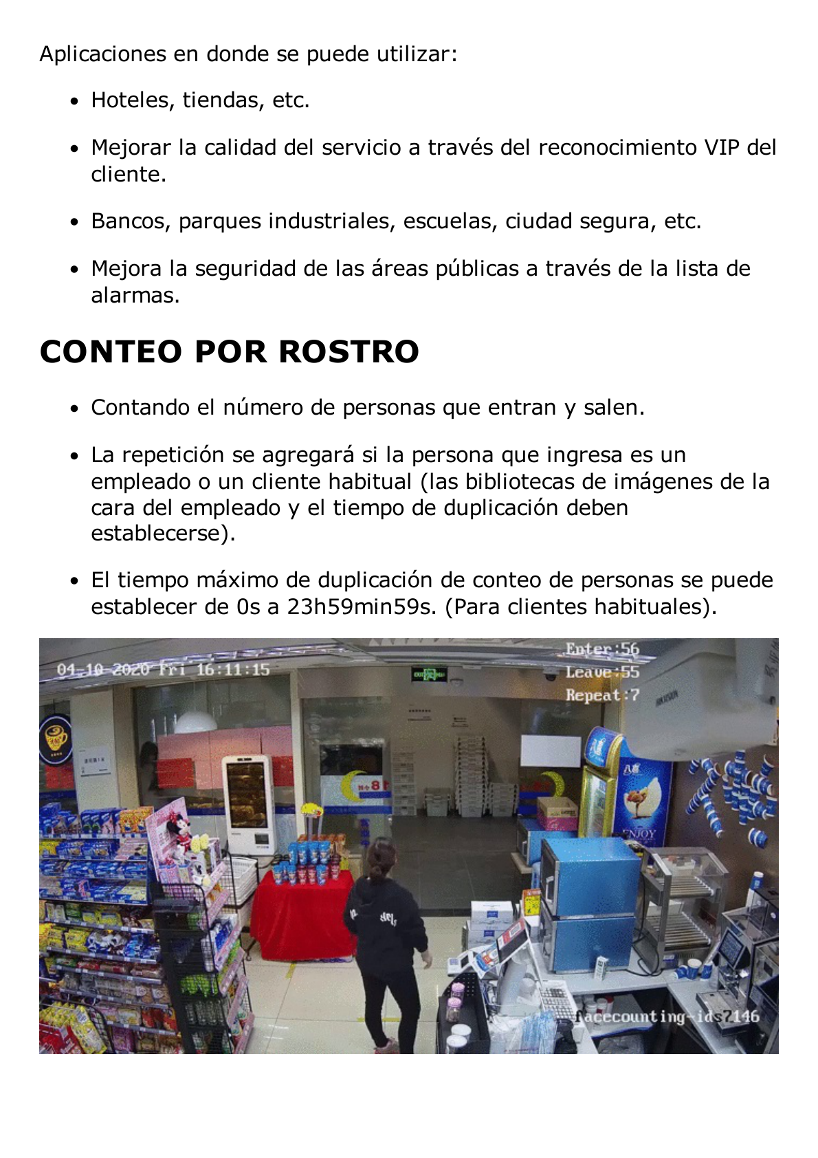 Domo IP 4 Megapixel / Lente Mot. 2.8 a 12 mm / Conteo de Personas / WDR 140 dB / 30 mts IR EXIR / DARKFIGHTER / Exterior IP67 / IK10 / Detección Facial / Búsqueda por Atributos / microSD