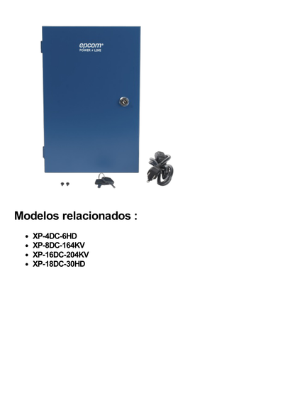 Fuente de Poder Profesional HEAVY DUTY @ 20 Amperes / 16 Canales / Hasta 1.25A por Salida / Ajuste Independiente de 11 a 15 Vcc por Salida / Protección Contra Sobrecargas / Filtro de Ruido Especial para Cámaras 4K.