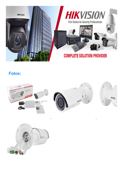 Bala IP de 4 Megapixeles / WDR Real (120 dB) / Lente Varifocal 2.8 - 12 mm / 30 mts IR / Exterior IP66 / Entrada y Salida de Alarma / MicroSD