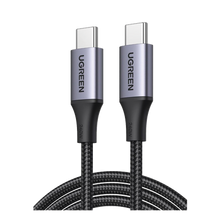 Cable USB-C a USB-C | 2 Metros | Potencia de Carga 240W | 48V/5A | PD3.1 /3.0 | 480 Mbps | Chip E-Market | Carcasa de Aluminio | Nylon Trenzado.