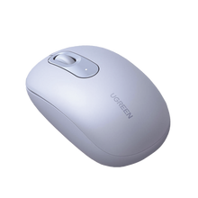 Mouse Inalámbrico 2.4G 800/1200/1600/2400 DPI / Función de 3 botones / Alcance 10m / Silencioso / Ergonómico / Anti-caída y Anti-interferencias / Color Dusty Blue / Batería Alcalina AA (incluida).