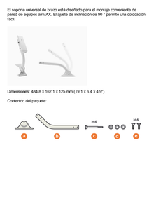 Montaje de Brazo Universal para suscriptores Ubiquiti Networks