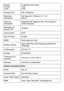 Access Point UniFi MESH para exterior 802.11ac doble banda 2.4/5 GHz, MIMO 2x2, antenas desmontables, hasta 1167 Mbps