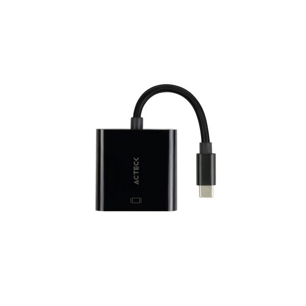 Adaptador Acteck USB-C a VGA Shift Plus AV415 Para Video Macho Hembra