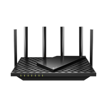 Router WiFi 6 Doble Banda / AX5400 MU-MIMO 4X4 y OFDMA / 1 puerto WAN 10/100/1000 Mbps / 4 puertos LAN 10/100/1000 Mbps / 1 puerto USB 3.0 /  6 potentes antenas / Administración App (Tether) o Página web / Protección HomeShield