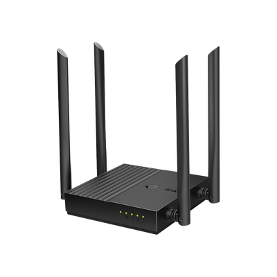 Router Inalámbrico AC 1200 / Doble Banda MU-MIMO / 1 puerto WAN 10/100/1000 Mbps / 4 puertos LAN 10/100/1000 Mbps / Compatible con EasyMesh / Administración Web o App Tether