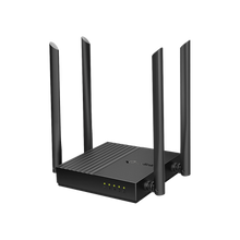 Router Inalámbrico AC 1200 / Doble Banda MU-MIMO / 1 puerto WAN 10/100/1000 Mbps / 4 puertos LAN 10/100/1000 Mbps / Compatible con EasyMesh / Administración Web o App Tether