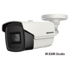 Bala TURBOHD 4K (8 Megapixeles) / Gran Angular 102º  / Lente 2.8 mm / Exterior IP67 / IR EXIR 60 mts / dWDR