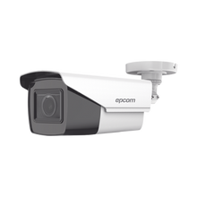 Bala TURBOHD 5 Megapixel / Lente Mot. 2.7 a 13.5 mm / 40 mts IR EXIR / dWDR / TVI-AHD-CVI-CVBS / Exterior IP67  / 12 Vcc / 24 VCA