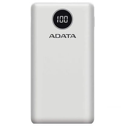 Cargador ADATA Power Bank P20000 Blanco 20000MAH AP20000QCD-DGT-CWH