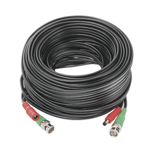 Cable coaxial ( BNC RG59 ) + Alimentación / SIAMÉS / 20 Metros / Aleación Cobre + Aluminio CCA / Para Cámaras 4K  / Uso interior y exterior