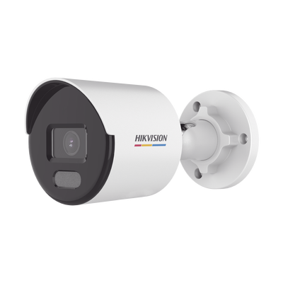 Bala IP 4 Megapixel / ACUSENSE Lite (Detección de Movimiento en Humanos y Vehículos)  / Lente 2.8 mm / Luz Blanca 30 mts / Imagen a Color 24/7 / Exterior IP67 /  WDR 120 dB / PoE / ONVIF