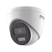 Turret IP 4 Megapixel / ACUSENSE Lite (Detección de Movimiento en Humanos y Vehículos) / Lente 2.8 mm / Luz Blanca 30 mts / Exterior IP67 / Micrófono Integrado / WDR 120 dB / PoE / MicroSD