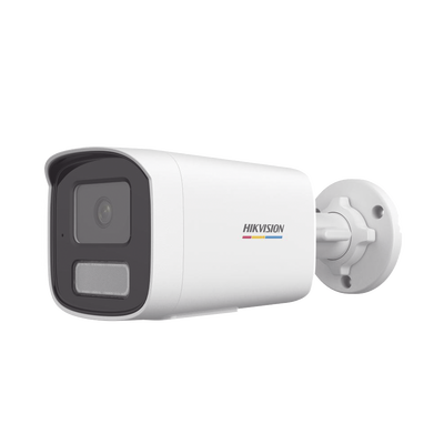 [Dual Light + ColorVu] Bala IP 2 Megapixel / Lente 2.8 mm / 50 mts IR + 50 mts Luz Blanca / Micrófono Integrado / ACUSENSE Lite / Exterior IP67 / WDR 120 dB / PoE / Micro SD / ONVIF