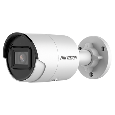 Bala IP 2 Megapixel / Lente 2.8 mm / 40 mts IR EXIR / ACUSENSE (Evita Falsas Alarmas) / Exterior IP67 / WDR 120 dB / PoE / Micrófono Integrado / Metal  / MicroSD / ONVIF / ACUSEARCH