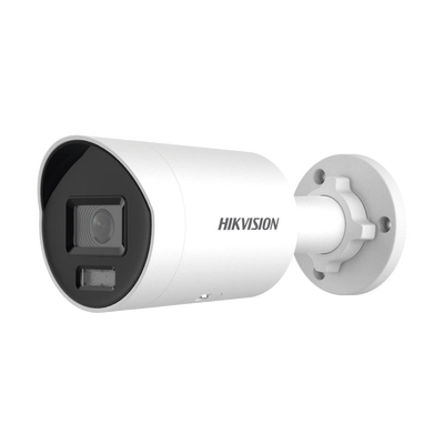 [Dual Light + ColorVu] Bala IP 4 Megapixel / Lente 2.8 mm / 40 mts IR + 40 mts Luz Blanca /  Microfono Integrado / Exterior IP67 /   WDR 130 dB / Videoanaliticos (Filtro de Falsas Alarmas) / Captura Facial /  PoE / ACUSEARCH