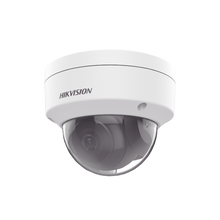 Domo IP 2 Megapixel / Lente 2.8 mm / 30 mts IR EXIR /Exterior IP67 / IK10 / WDR 120 dB / PoE / ACUSENSE (Evita Falsas Alarmas) / Entrada y Salida de Audio y Alarma / MicroSD / ONVIF