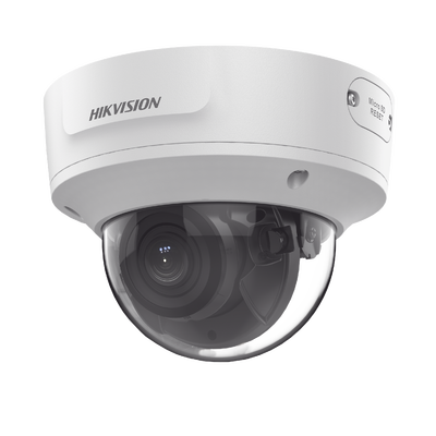 Domo IP 2 Megapixel / Lente Mot. 2.8 a 12 mm / 40 mts IR EXIR /Exterior IP67 / IK10 / WDR 120 dB / PoE / ACUSENSE (Evita Falsas Alarmas) / Entrada y Salida de Audio y Alarma / MicroSD / ONVIF