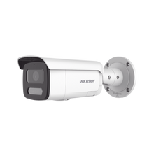 [ PROTECCIÓN ACTIVA ] Bala IP 4 Megapixel / Imagen a Color 24/7 / PoE / Lente 4 mm / Luz Blanca 60 mts / Exterior IP67 / Luz Intermitente y Alerta de Audio / Videoanaliticos (Filtro de Falsas Alarmas) / WDR 130 dB / Captura Facial  / ACUSEARCH