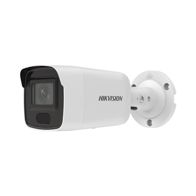 Bala IP 6 Megapixel / Lente 2.8 mm / 40 mts IR / Exterior IP67 / PoE / ACUSENSE / DARKFIGHTER / Alarmas y Audio I/O / ONVIF / Micro SD / 4 Analíticos: AcuSense, Deteccion Facial, Conteo de Personas por Cruce y Zona