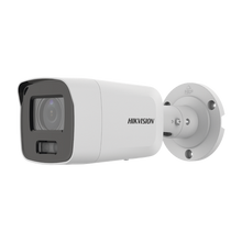 Bala IP 8 Megapixel (4K) / Imagen a Color 24/7 / Lente 2.8 mm / Luz Blanca 40 mts / Exterior IP67 / WDR 130 dB / Entrada y Salida de Audio y Alarma / Captura Facial / ONVIF / Micro SD / Micrófono Integrado