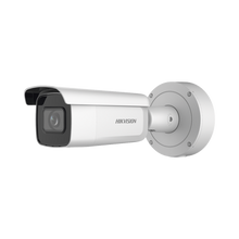 Bala IP 4 Megapixel / Lente Mot. 2.7 a 13.5 mm / 60 mts IR EXIR / Exterior IP67 / IK10 / Anticorrosivo / WDR 120 dB / PoE + / Micro SD / 4 Analíticos: AcuSense, Deteccion Facial, Conteo de Personas por Cruce y Zona