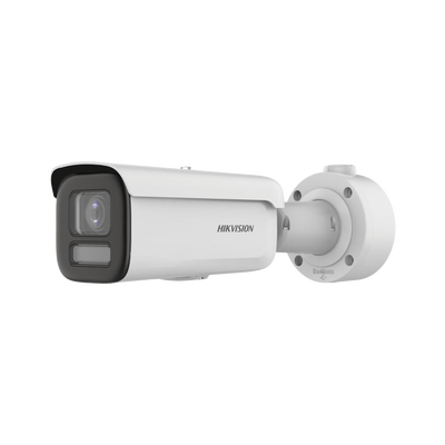 Bala IP 8 Megapixel / Lente 4 mm / Dual Light (60 mts IR + 60 mts Luz Blanca ) / Darkfighter S / Exterior IP67  / WDR 130 dB / 4 Analíticos: AcuSense, Deteccion Facial, Conteo de Personas por Cruce y Zona