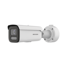 Bala IP 8 Megapixel / Lente 4 mm / Dual Light (60 mts IR + 60 mts Luz Blanca ) / Darkfighter S / Exterior IP67  / WDR 130 dB / 4 Analíticos: AcuSense, Deteccion Facial, Conteo de Personas por Cruce y Zona