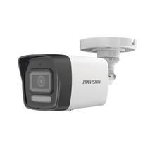 [Dual Light + ColorVu] Bala TURBOHD 3K (5 Megapixel) / Lente 2.8 mm / 30 mts IR + 20 mts Luz Blanca / Gran Angular 104.9° / Exterior IP67 / Micrófono Integrado / dWDR / 4 Tecnologías / Metal