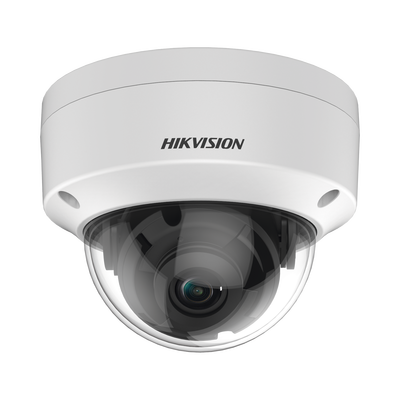 Domo TURBOHD 2 Megapixel (1080p) / Lente 2.8 mm / 30 mts IR EXIR / TVI-AHD-CVI-CVBS / IK10 / IP67 / WDR 120 dB / Ultra Baja Iluminación / Metal