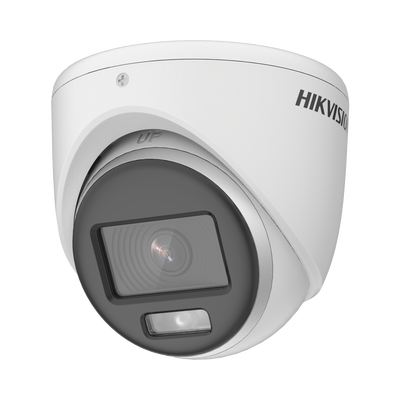 [ColorVu] Turret TURBOHD 2 Megapixel (1080p) / Imagen a Color 24/7 / Lente 2.8 mm / METAL / Luz Blanca 20 mts / Exterior IP67 / TVI-AHD-CVI-CVBS / dWDR