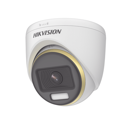 [ColorVu] Turret TURBOHD 4K (8 Megapixel) / Lente 2.8 mm / Imagen a Color 24/7 / Luz Blanca 40 mts / Exterior IP67 / WDR 130 dB