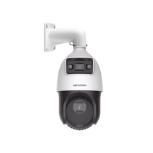 [TandemVu] Domo PTZ IP 4 Megapixel con Cámara Fija 4 Megapixel / 15X Zoom / 100 mts IR / IP66 / ACUSENSE / PoE+ / Entrada-Salida de Audio y Alarma / Ultra Baja Iluminación / MicroSD