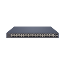 Switch PoE+ / Monitoreable / 48 Puertos 1000 Mbps PoE+ / 2 Puertos 1000 Mbps Uplink / 2 Puertos SFP / 470 Watts