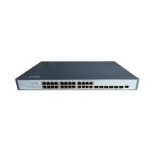 Switch Core Gigabit / Administrable Capa 3 / 24 Puertos 1000 Mbps / 6 Puertos SFP+ 10 G de Uplink / IGMP / VLAN / GRMP