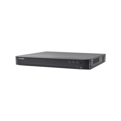 DVR 32 Canales TURBOHD + 8 Canales IP / 4 Megapixel / 2 Bahías de Disco Duro / 1 Canal de Audio / Videoanálisis