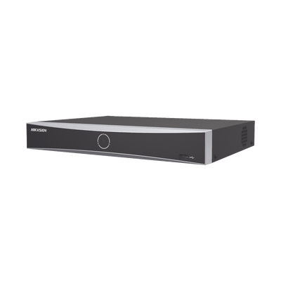 NVR 12 Megapíxel (4K) / 4 canales IP / 4 Puertos PoE+ / Reconocimiento Facial / AcuSense (Evita Falsas Alarmas) / 1 Bahías de Disco Duro / HDMI en 4K / 300 Metros PoE Modo Extendido