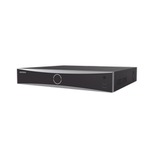 NVR 12 Megapixel (4K) / 32 canales IP / 16 Puertos PoE+ / Reconocimiento Facial / AcuSense (Evita Falsas Alarmas) / 4 Bahías de Disco Duro / Switch PoE 300 mts / HDMI en 4K / Alarmas I/O