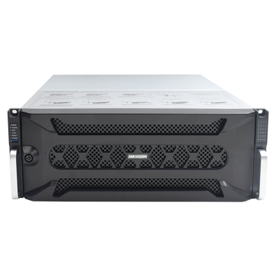 NVR 12 Megapixel (4K) / 256 canales IP / 24 Bahías de Disco Duro / 4 Puertos de Red / Soporta RAID con Hot Swap / NVR