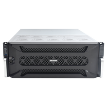 NVR 12 Megapixel (4K) / 256 canales IP / 24 Bahías de Disco Duro / 4 Puertos de Red / Soporta RAID con Hot Swap / NVR