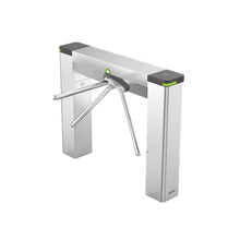 Torniquete Estético Trípode Bidireccional de Acero Inoxidable / 3 Millones de Ciclos MCBF / Interior y Exterior Protegido / LEDs indicadores de Entrada y Salida /Tipo Puente