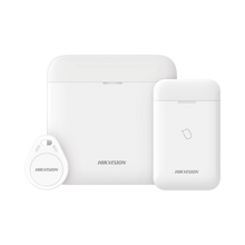 (AX PRO) KIT de Alarma AX PRO con GSM (3G/4G) para RONDINES / Incluye: 1 Hub con bateria de respaldo/ 1 Lector Tag / 1 Tag / Compatible con Hik-Connect P2P