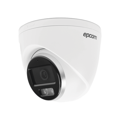 Turret TURBOHD 3K (5 Megapixel) / Lente 3.6 mm / Micrófono Integrado / Imagen a Color 24/7 (ColorVu) / 40 mts Luz Blanca / Exterior IP67 / dWDR / 4 Tecnologías