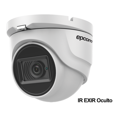 Eyeball TURBOHD 4K (8Megapixeles) / Gran Angular 102° / Lente 2.8 mm / Exterior IP67/ IR EXIR 30 mts / dWDR / TVI-AHD-CVI-CVBS