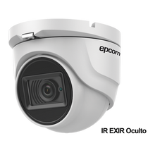 Eyeball TURBOHD 4K (8Megapixeles) / Gran Angular 102° / Lente 2.8 mm / Exterior IP67/ IR EXIR 30 mts / dWDR / TVI-AHD-CVI-CVBS